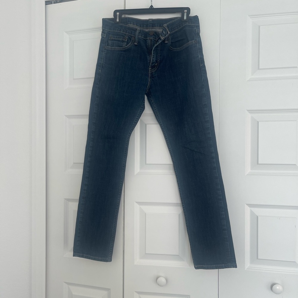 Classic Indigo Men's Straight Jeans